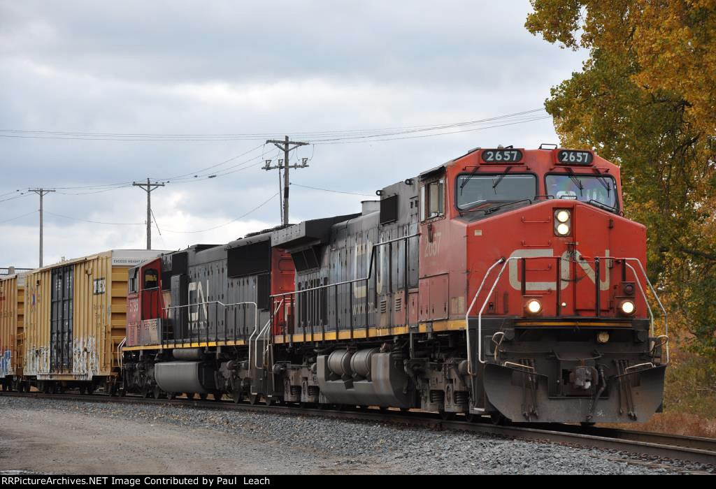 Manifest waits on the east leg of Foley wye